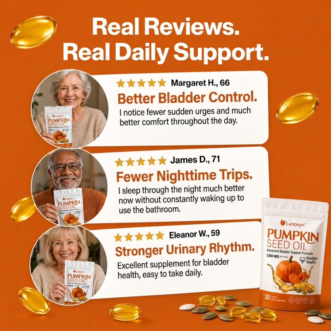 Lunovyn™ Pumpkin Seed Oil - 1000mg Odorless Softgels - Bladder Support