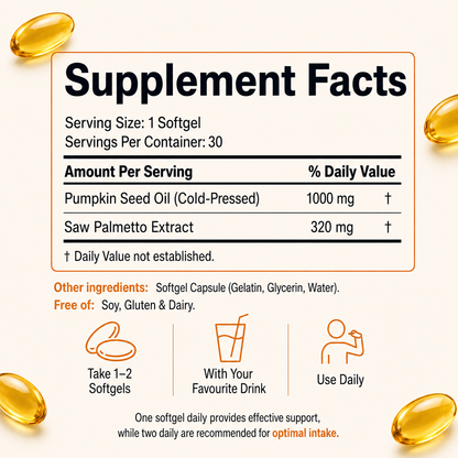 Lunovyn™ Pumpkin Seed Oil Softgels