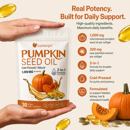 Lunovyn™ Pumpkin Seed Oil Softgels