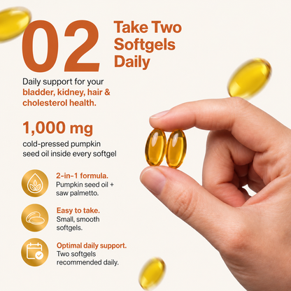 Lunovyn™ Pumpkin Seed Oil Softgels