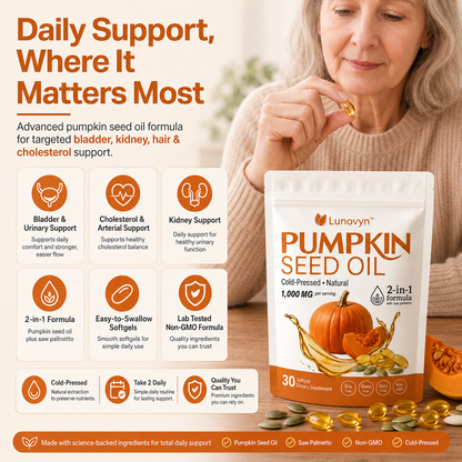 Lunovyn™ Pumpkin Seed Oil Softgels