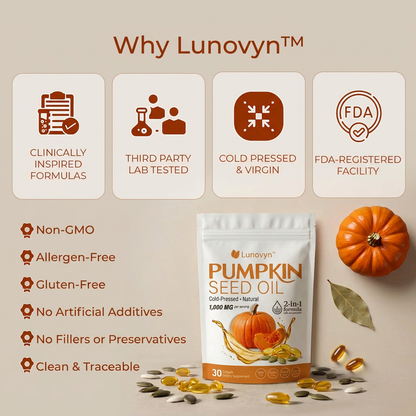 Lunovyn™ Pumpkin Seed Oil Softgels