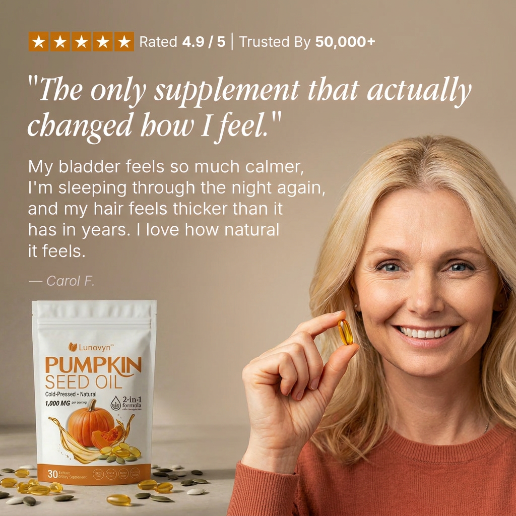 Lunovyn™ Pumpkin Seed Oil Softgels
