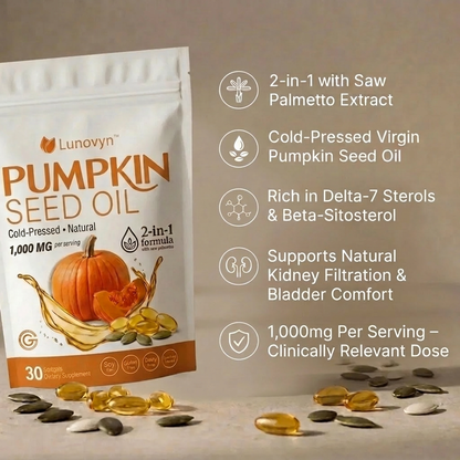 Lunovyn™ Pumpkin Seed Oil Softgels